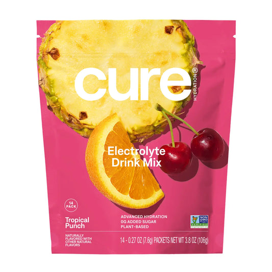 Cure Hydration Hydrating Electrolyte Drink Mix – Tropical Punch