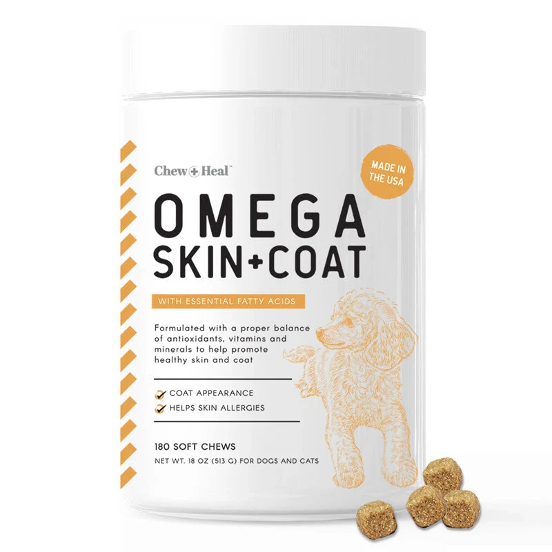 Chew + Heal Omega Skin & Coat Supplement