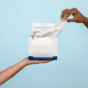 Clean Skin Club Clean Towels™ Xl, Disposable Face Towels, 50 Count