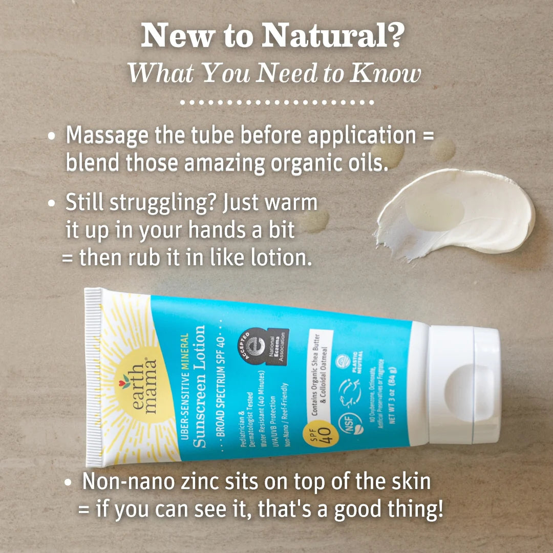 Uber-Sensitive Mineral Sunscreen Lotion - Spf 40